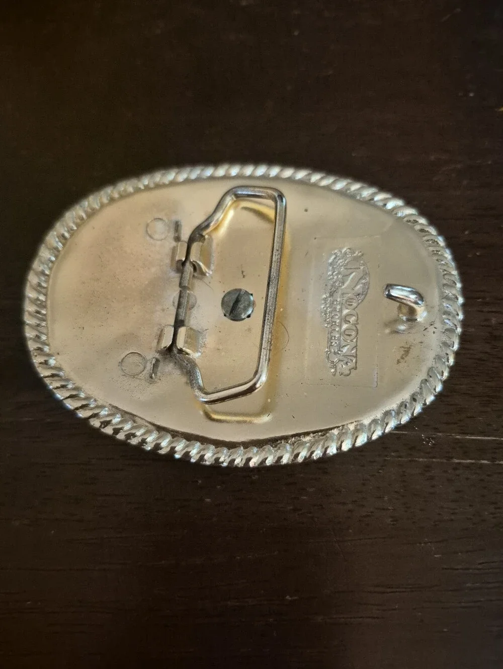 Longhorn Cow Bull Head Steer Ornate Two Tone Western Nocona Belt Buckle